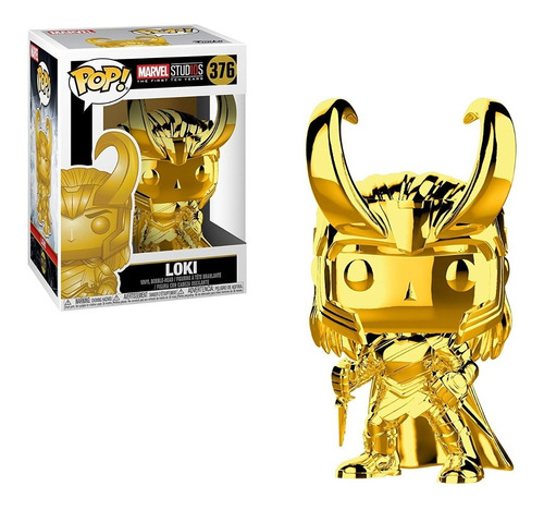 Funko Pop Marvel Studios Loki Gold Chrome