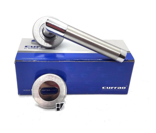 Manija Currao Tropea Simple Acero Inox C/cromo Puerta Hogar
