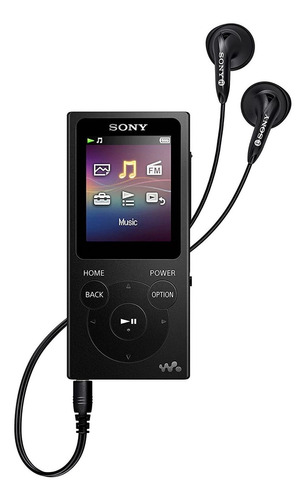 Reproductor Mp3 Sony NWE394 negro Lcd 1,77 8gb audífonos