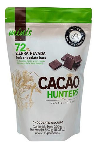 Cacao Hunters Chocolate Amargo 