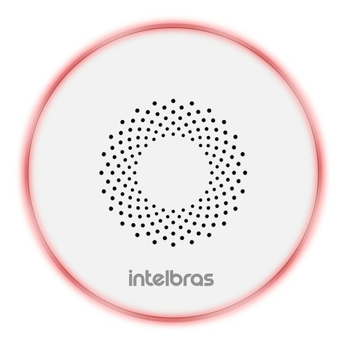 Sirene Izy Smart Intelbras Zigbee Alarme Residencial Alexa Cor Branco