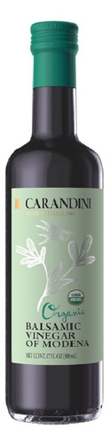 Vinagre Balsámico Orgánico 500 Ml - Carandini