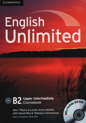 English Unlimited Upper-intermediate B2 - Coursebook + E-portfolio, De Vv. Aa.. Editorial Cambridge University Press, Tapa Blanda En Inglés Internacional, 2011