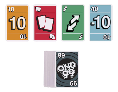 Mattel Games Ono 99 Juego De Cartas De The Makers Of Uno Jue
