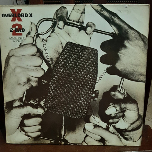 Vinilo Overlord X 2 Bad Maxi Single 12 Inch D3
