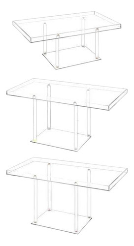 Soporte Acrílico Para Tartas, Soporte Para Magdalenas, 3 Uni