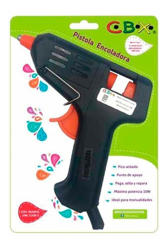 Pistola Encoladora Cbx Silicona Chica X 10w - 50/60hz