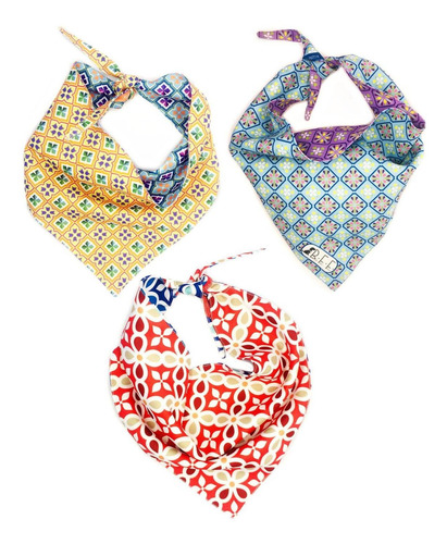 Bandanas Para Perros Set De 3 Piezas Talla Mediana - Talaver