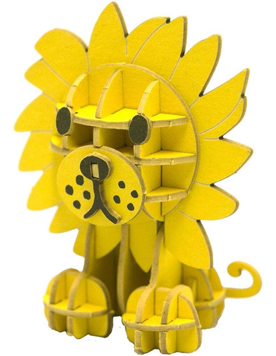 Jigzle Lion Dick Bruna Miffy Collection - 3d Paper Puzzle Di