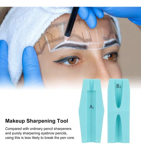 Sacapuntas De Cejas 4 En 1 Pico De Pato Portátil