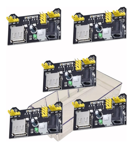 5 X Protoboard 3.3v/5v Arduino Pic Mcu Raspberry 3.3 5v