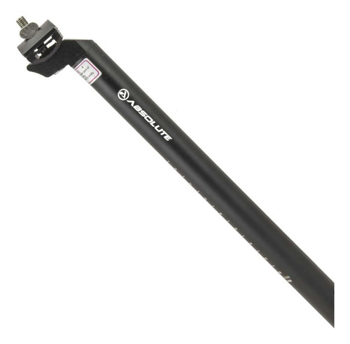 Canote 27.2x350 Absolute Aluminio Preto Com Carrinho 297 G