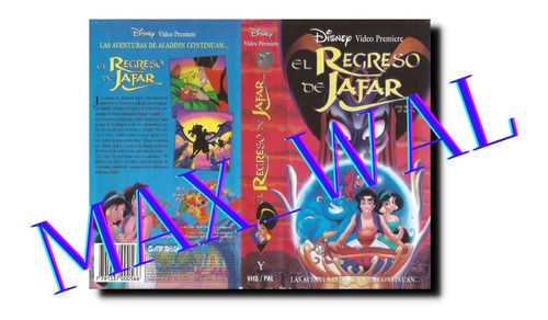 El Regreso De Jafar Vhs Walt Disney Español Latino