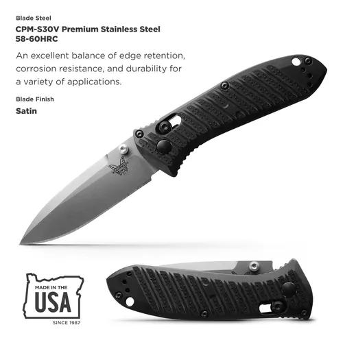 Cuchillo Táctico Benchmade Mini Presidio Ii 575-1 Con Mango