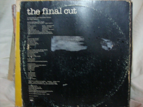 Vinilo Pink Floyd The Final Cut 1/2 Tapa Bi1