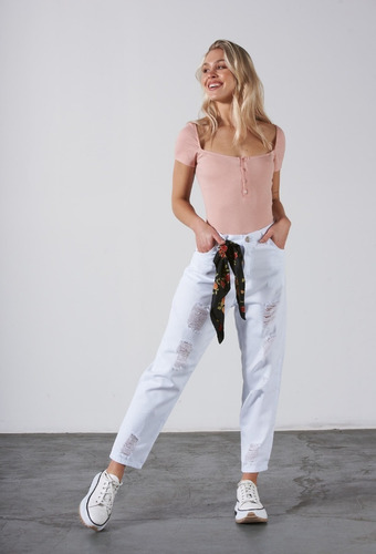 Imagen 6 de 9 de Jeans Mujer Denim Levanta Cola Elastizado Moda C3nitho