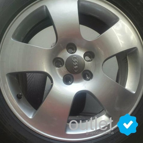 Imagem 2 de 4 de 4 Calotinhas Centro Roda Audi A3 A4 A6 60mm Sportback Cromo