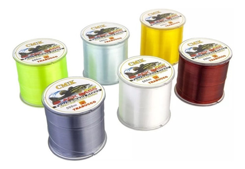 Linha Nylon Pesca Monofilamento 500mts Cmik 0,30mm - 9,3kg