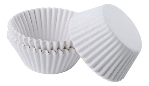 Casquetes Pirotines Para Muffins Nº 69 Blanco X500 Unidades 