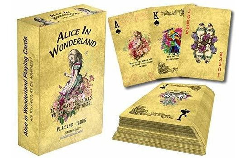 Juego De Cartas Para Niño Creanoso Alice In Wonderland Playi