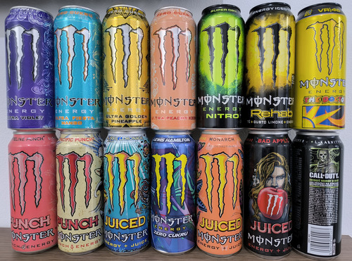Monster Energy Bad Apple Importada Holanda Llena Lata
