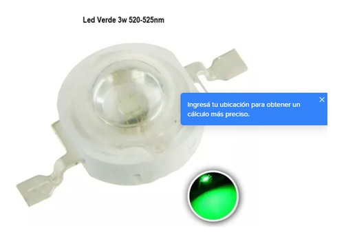 Chip Smd Led 3w Repuesto Reflectores Led