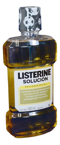 Enjuague Bucal Listerine Solución Frasco Con 500 Ml