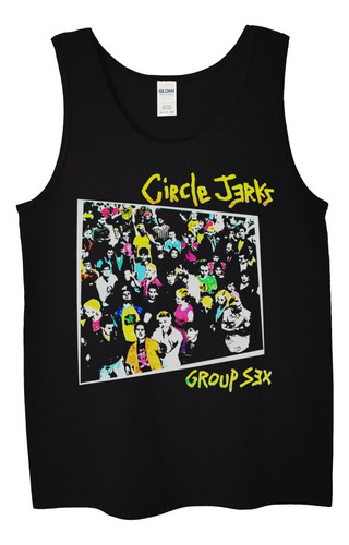 Polera Musculosa Circle Jerks Group Sex Punk Abominatron