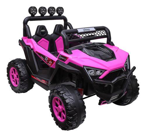 Jipe Carro Elétrico Utv 4x4 Controle Remoto 12v Luz E Som