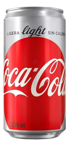 Refresco Coca Cola Light Mini Latas 22 Pzs De 235 Ml C/u