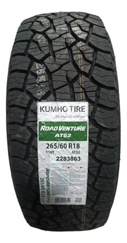 Caucho Kumho 265/60r-18 Road Venture At52