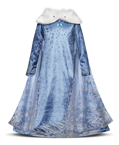 Elsa Princess Girls Vestido Niños Para Vestidos [u]