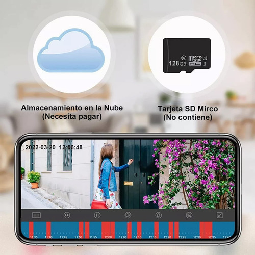 5g Cámara De Seguridad Wifi Audio Bidireccion Con Alarma