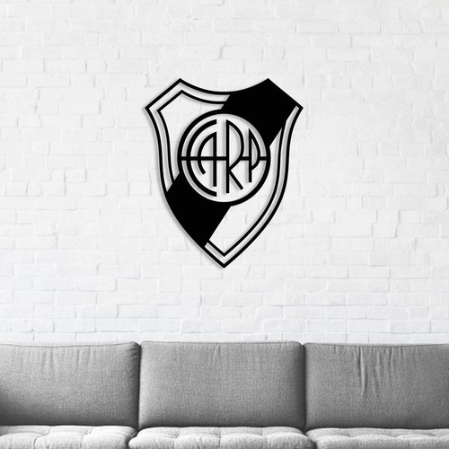 Escudo Futbol River Plate - Cuadro Pared Mdf - 40x40