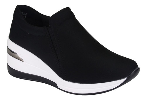 Zapatilla Chalada Mujer Saly-10 Negro Moda