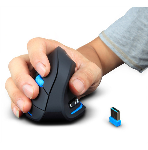 Zelotes F-35a - Ratón Inalámbrico Vertical Para Juegos (ajus