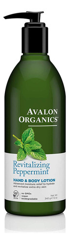 Loción De Mano Y Cuerpo Avalon Organics, Refrescante, Con .