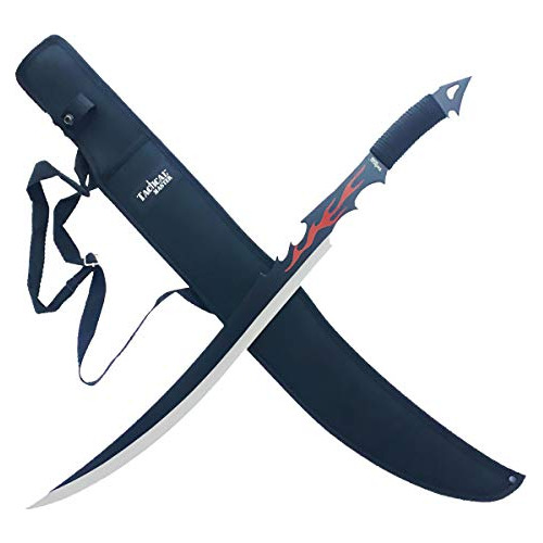 Machete De Estilo Fantasy Flame. Acampar Al Aire Libre,...