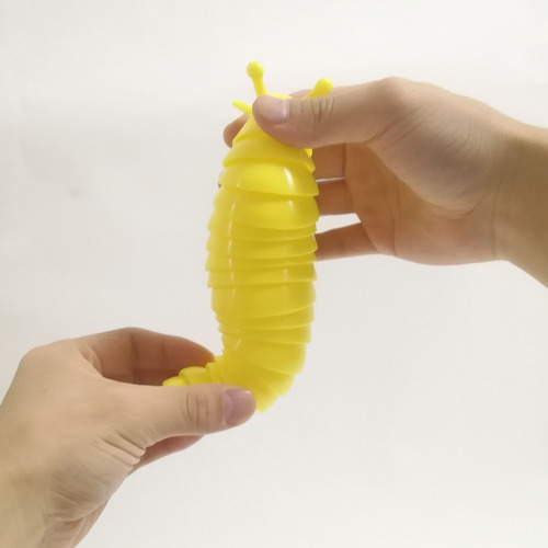 Un Juguete Infantil Fidget Slug Impreso En 3d, Amigable Y Ar