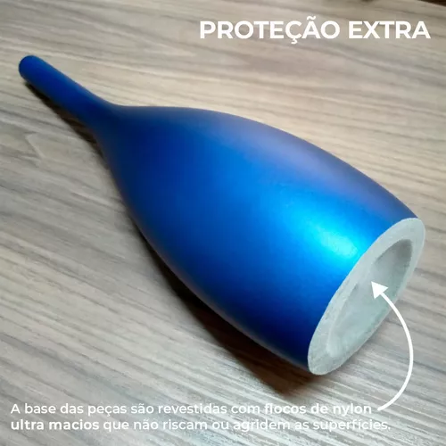 O rei das peças de xadrez em estilo azul