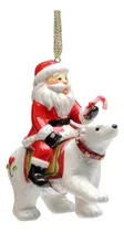 Comprar Cosmo Regalo 10645 Santa Oso Polar Ornamento Equitacion 3 