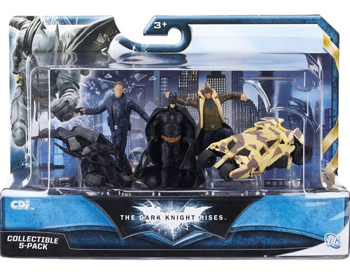 Batman Pack 5 Vehiculos Batimobil Batiavion Bane Oficial Bat