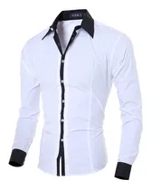 Comprar Camisas De Negocios Para Hombre Camisas De Manga Larga Camis