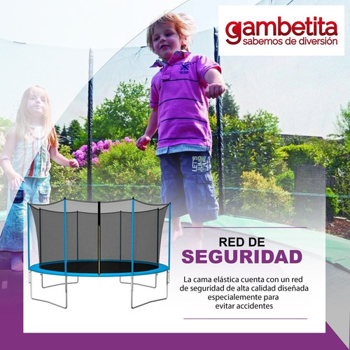 Cama Elastica Grande 2,44 Metros Red Proteccion Liquidacion