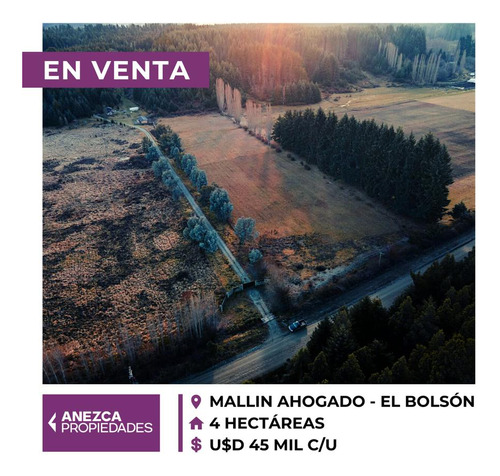 Se Vende - 4 Hectáreas - Mallín Ahogado - El Bolsón