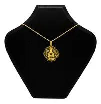 Comprar Cadena Y Dije Perro Beagle Mascota Oro 18k Amarillo 45 Cm