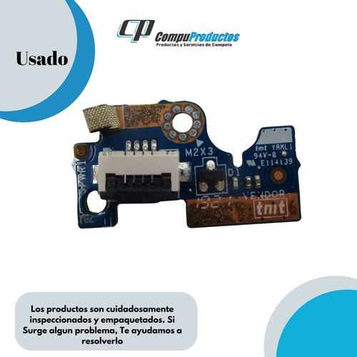 Boton Encendido 15-bs134wm 15-bs 250 255 G6 924933-001 (Usado)