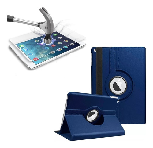 Cover Funda Case + Mica Vidrio iPad 10.2 7ma Gen A2200 A2198