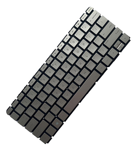 Teclado De Repuesto Para Portátil, Plateado, Inglés,