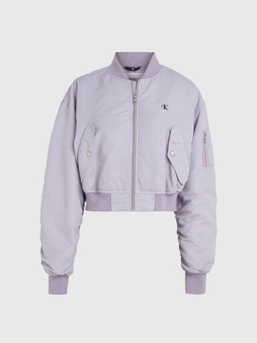Chaqueta Morada Bomber Ligeramente Acolchada Calvin Klein
